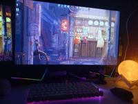 Беспроводная компьютерная клавиатура с RGB подсветкой. Водонепроницаемая, бесшумная Bluetooth/2,4 G трехрежимная клавиатура. #15, Александра О.