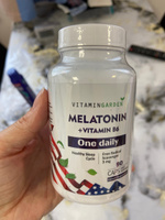 Мелатонин 3 мг для нормализации сна, успокоительное, снотворное для взрослых с витамином В6, комплекс витаминов, бады для женщин и мужчин Melatonin, 90 капсул #101, Аида Г.