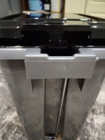 Контейнер для мусора elfplast с педалью "Slim" (темно-серый/черный), 15л 558-557 #22, Светлана Б.