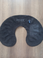 Подушка надувная для шеи INTEX "Дорожная" 36x30x10 см велюр 68675 #1, Снежанна Д.