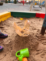 331934, Детский игровой набор Happy Baby Archiosaur, для игр на песке, голова динозавра, совок, грабли #2, Карина Н.