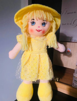 Кукла Маша мягконабивная, текстильная мягкая игрушка малиновая куколка #22, Анастасия В.
