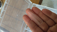 Верхние формы для наращивания ногтей, арочный миндаль пайп, прозрачные, 120 шт, NailsProfi #6, Оксана Л.