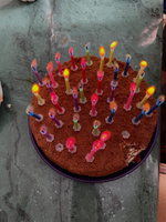 Свечи для торта с цветным пламенем, 12 штук #65, Ангелина П.