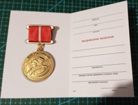 Медаль "Жене участника СВО" с бланком удостоверения #3, Екатерина К.