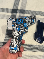 Водный пистолет электрический на аккумуляторе для детей / Водяной пистолет глок с граффити #5, Дмитрий М.