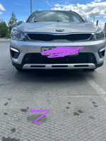 Накладка бампера переднего для Kia Rio 4 FB 86577H0500, Киа Рио, год с 2017 по 2020, O.E.M. #8, Михаил М.