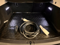 Коврик в багажник 3D полиуретановый для Voyah Free (2021 - н.в.)/ Ковер багажника Воях, Вояж Фри #4, Владимир С.