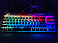 МЕХАНИЧЕСКАЯ КЛАВИАТУРА С RGB - подсветкой PANTEON T16 PRO CS HS White (85) #112, Руслан К.