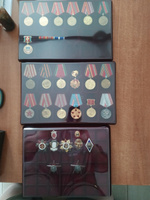 Планшет для хранения орденов, футляр для наград, органайзер под знаки отличия, рамка для медалей на 12 ячеек #3, Елена А.