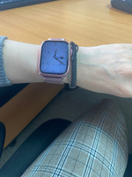 Металлический ремешок для Apple Watch 42-44-45-49 mm; Миланская петля; розовый #1, Марина Р.