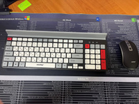 Комплект клавиатура+мышь мультимедийный Smartbuy 201359AG (SBC-201359AG-KW), черный/серый/белый #11, Денис К.