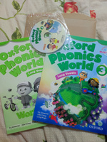 Oxford Phonics World Level 3. Полный комплект. Student Book + Workbook + CD #8, Анна К.