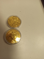 Сувенирная монета Биткоин (Bitcoin) 2 штуки #8, Влад Р.