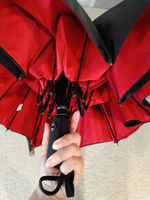 Зонт женский автомат, зонт мужской черный, антиветер, зонтик складной #120, Людмила Щ.