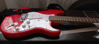 Электрогитара Homage SET-HEG310RD для начинающих Stratocaster c комплектом PREMIUM, цвет красный ) #1, Александр М.