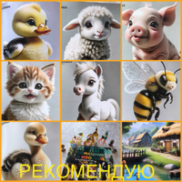 Книга для малышей (раннее развитие, 0+ лет) Милые домашние животные #4, Ирина Евгеньевна М.