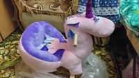 Игрушка качалка Единорог детская мягкая большая лошадка для детей, малышей #32, Ирина В.