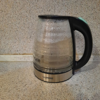 Чайник электрический LUMME LU-4101 стеклянный 2л, светлая яшма #50, Бакытбек М.