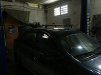 Багажник Delta для Renault Logan, Sandero (Рено Логан, Сандеро) черн. пластик L-1.3m #7, Артур К.