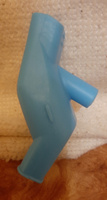 Удлинитель насадка на кран силиконовая, насадка для смесителя с фонтанчиком, голубой #3, Марина Н.