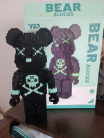 3D Пиксельный конструктор Bearbrick Медведь 3168 деталей, светится в темноте / конструктор для мальчика для девочки беар брик #25, Анастасия Б.