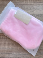 Варежки розовые для парафинотерапии утеплённые, согревающие, косметические для Спа-процедур многоразовые. Nail Expert #2, Ангелина С.