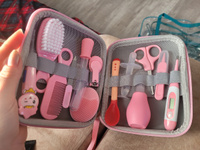 Гигиенический набор по уходу за новорожденным и малышом, 14 необходимых предметов, розовый, SL #6, Анастасия Г.