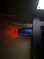 Флешка USB 2.0 + Micro USB 8 Гб синяя, 1шт. #7, Ксения Д.