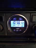 Автомобильные часы VST-7042V / температура - внутри и снаружи/ будильник / вольтметр / LED-подсветка #80, Антон Т.