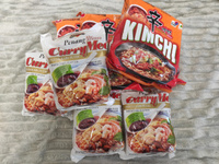 Набор лапши 9 шт, Кимчи Рамен Nongshim, пачка 120 г+Ми Суп Белое карри Ibumie, пачка 105 г #24, Татьяна С.