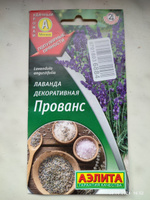 ЛАВАНДА ДЕКОРАТИВНАЯ ПРОВАНС. Семена. Вес 0,1 гр. Это многолетний вечнозеленый полукустарник для сухих солнечных мест. #56, Светлана С.