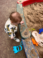 331934, Детский игровой набор Happy Baby Archiosaur, для игр на песке, голова динозавра, совок, грабли #4, Карина Н.