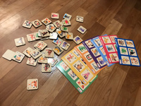 Лото развивающее детское деревянное "Животные", настольные игры для малышей от 3 лет #2, Полина Ш.