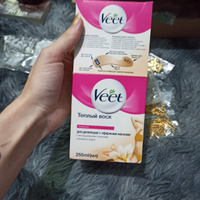 Veet Теплый воск для депиляции с эфирными маслами, 250 мл #66, Ксения Ф.