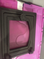 Дверка печная Везувий ДТ-3С (Антрацит) чугунная топочная со стеклом / жаростойкое стекло в комплекте (290х250) #8, Кайрат Т.