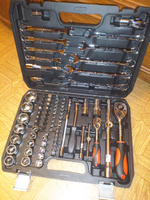 Набор инструментов 82 предмета, автомобильный, универсальный, для дома, в подарок для автомобилиста в чемодане-кейсе #43, Сергей П.