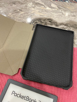 Чехол-книжка MyPads для PocketBook 740 с подставкой Оригами качественная импортная кожа в черный #5, Ольга И.