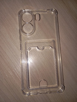 Чехол для Xiaomi Redmi 13C 4G, Poco C65 4G с карманом, с картхолдером, с защитой камеры, прозрачный / Ксиоми Редми 13С, Поко С65 #5, Татьяна Г.
