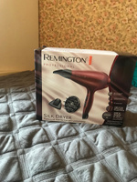 Фен для волос Remington Silk AC9096, 2400 Вт, ионное кондиционирование, режимы Турбо и Холодный воздух, 6 настроек обдува, красный #38, Елена С.