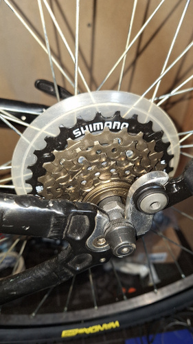 Трещотка Shimano оригинал 6 скоростей Tourney MF-TZ500 RF 14-28Т ...