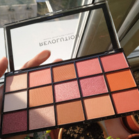 MAKEUP REVOLUTION Тени для век RELOADED PALETTE Newtrals 2, палетка для глаз: матовые, нюдовые, коричневые, с блёстками #45, Дарья М.