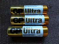 Батарейки пальчиковые GP Ultra 15А (LR06) АА 1,5V щелочные (алкалиновые), 6 шт #82, Елена