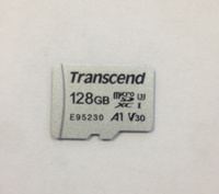 128 Гб Карта памяти Transcend 300S MicroSDXC + SD адаптер (TS128GUSD300S-A), UHS-I, U3 A1 #61, Евгений З.