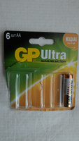 Батарейки пальчиковые GP Ultra 15А (LR06) АА 1,5V щелочные (алкалиновые), 6 шт #73, Лебедева Оксана