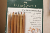 Набор художественных изделий Faber-Castell "Pitt Monochrome", 9 предметов, блистер #4, Ксения К.
