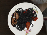 Макароны La Molisana Spaghetti Al Nero Спагетти №15 с чернилами каракатицы, 500 г #71, Любовь