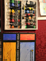 Акриловые краски художественные профессиональные в тубах для рисования, набор из 18 цветов по 12 мл, Brauberg ART Classic #46, Наталья С.