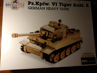 Конструктор Танк, XL, Brick Battle, Pz.Kpfw. VI Tiger Ausf, и Два Солдата, для мальчика #8, Валерия С.
