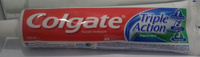 Зубная паста Colgate Тройное действие Натуральная мята для защиты от кариеса, удаления потемнений с зубов и свежего дыхания, 150 мл (4 шт) #156, Романова Елена